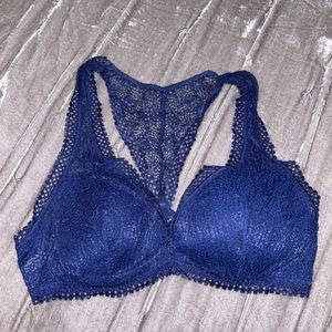 Victorias Secret Navy Lace Bralette